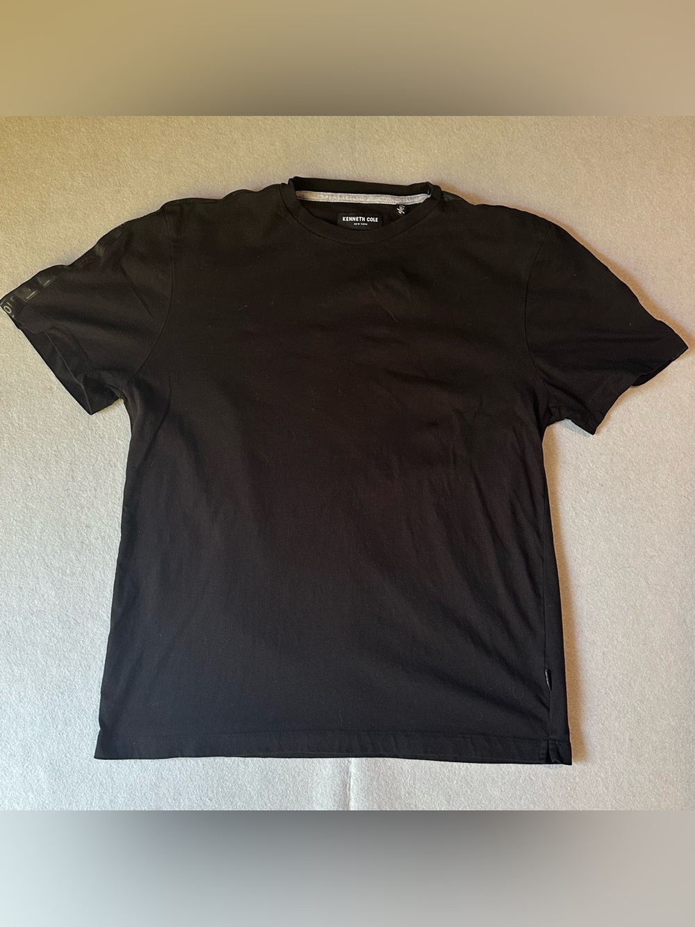 Kenneth Cole Black Short-Sleeve Crewneck Tee